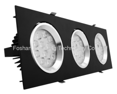 3*27W recessed ceiling light