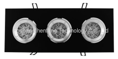 3*18W led recessed ceiling light
