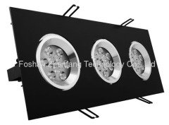 3*18W led recessed ceiling light