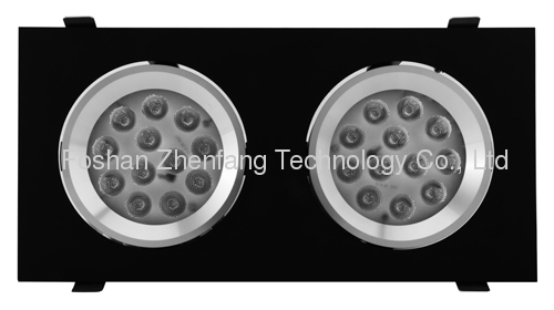 2*27w led recessed ceiling light