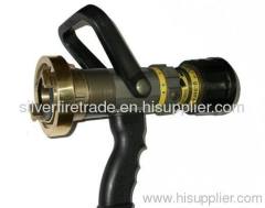Fire fighting hose nozzle