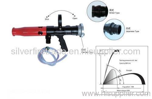 Hand line foam nozzle