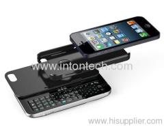 Detachable Sliding & Standing BT Keyboard Case for iPhone 5