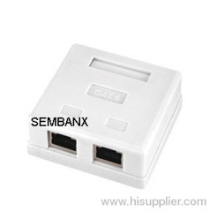 CAT6 FTP 2 ports RJ45