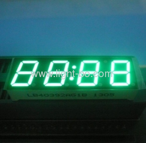 High brightness 4 Digit 7 Segment LED Clock Display, Various character height and colour available