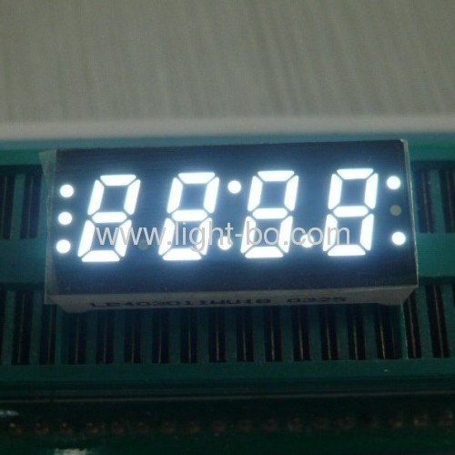 Hohe Helligkeit 4 stellige 7-Segment LED-Uhr-Anzeige, verschiedene Zeichenhöhe und Farbe vorhanden