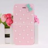 PU Leather Flip Hard Case for iPhone 4s/5g-the girl's favorite