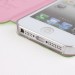 PU Leather Flip Hard Case for iPhone 4s/5g-the girl's favorite