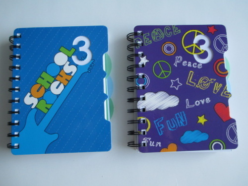 back to shcool subject spiral notebook