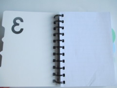 A6 bound spiral notebook