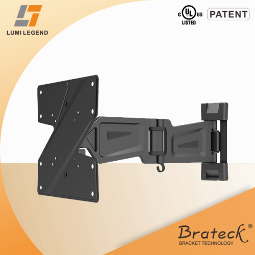 Steel wall mount bracket with aluminum arm