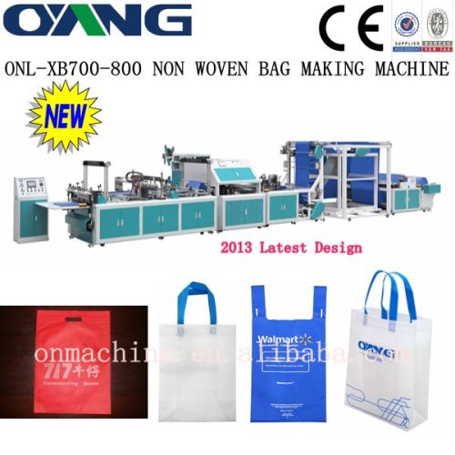 CE ultrasonic non woven bag making machine