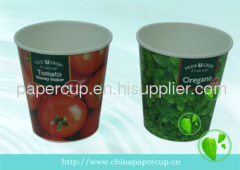 15oz eco friendly paper jelly cup/bowl with food grade paper and ink