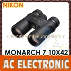 Nikon-Monarch 7 10X42 Binoculars-Black