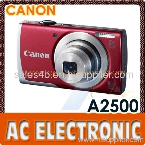 Canon-A2500- Red digital camera