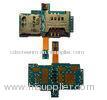 Cell Phone Flex Cable For Samsung T959 Sim card , Mobile Phone Flex Cable