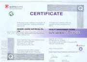 quality certification:ISO/TS16494