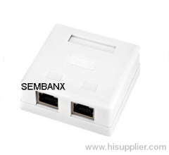 6P4C 2 ports Surface Mount Box