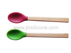 Plastic handled kitchen tools silicone spoon