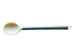 Silicone scoop with stainless steel handle