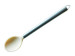 Silicone scoop with stainless steel handle