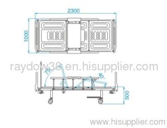 European Electric Two Function Nursing Bed