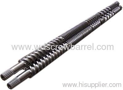 twin parallel screw and barrel