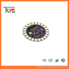 round double-sided pcb board; pwb