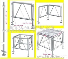 Size:1.22*2.44m outdoor portable stage for car show or fashion show