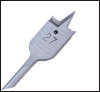 Spade Bit type D Sizes: 6-40mm (1/4"--1-9/16") Length: 152mm--400mm (6"--16"), hex shank or quick shank