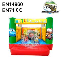 Mini Size Indoor Toddler Multi Car Inflatable Castle