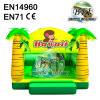 Yellow Theme Hawaii Inflatable Bouncer Castle