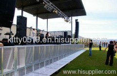 Aluminium crowd barrier for safe