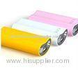 Yellow / Pink Portable USB Power Bank 5200mAh For Mobile phone Chargers