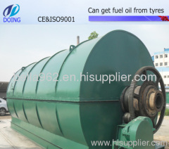 recycling waste oil tyre oil to diesel machine