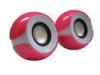 Portable Music Wireless Cell Phone Speakers Colorful , Mini Ball Speaker