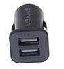 DC 5v 2a Dual USB Car Charger Cell Phone Accesories For iPhone / iPad , White / Black