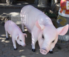 Indoor Simulated Animal Animatronic Pig