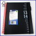 plastic single wire spiral notebook