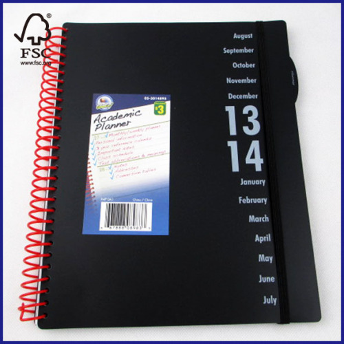 plastic single wire spiral notebook