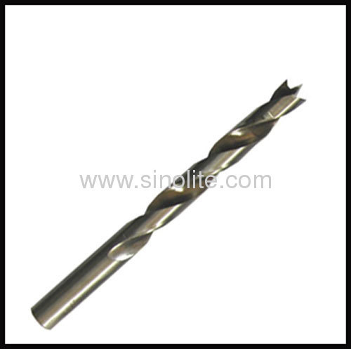 Wood working 3 brad points drill bit bright finish size 3-20mm