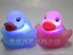 Led flashing duck with light