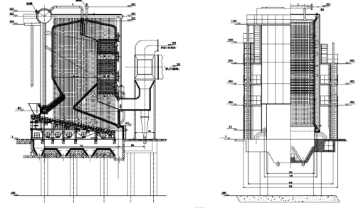 QXW series reciprocating grate hot water boiler