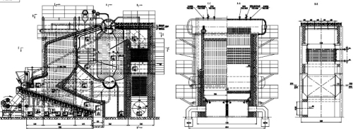 SHW Series Field Assemble Reciprocating Grate Steam Biomass Boiler