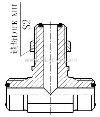 AF6FF/AF6FF-LN ORFS MALE O-RING BULKHEAD BRANCH TEE ELBOW JOINT T-COCK THREE DIRECT LINKS HYDRAULIC ADAPTORS FITTINGS