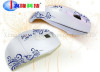 Elegant appearance Blue & White Porcelain foldable wireless mouse