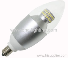 E14 Torpedo LED Candle Bulb with Epistar 3014LED Chips over 75Ra(4W,5W,6W)