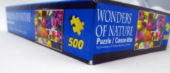 High quality 500pcs Jigsaw puzzle with hard box