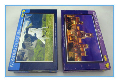 High quality 500pcs Jigsaw puzzle with hard box