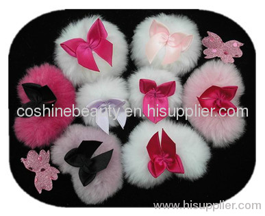 long velour puff body puff cosmetic plush puff